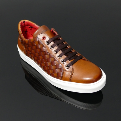 Apollo K354 'CAPARICA' Mixed Weave Cup Sole Sneaker