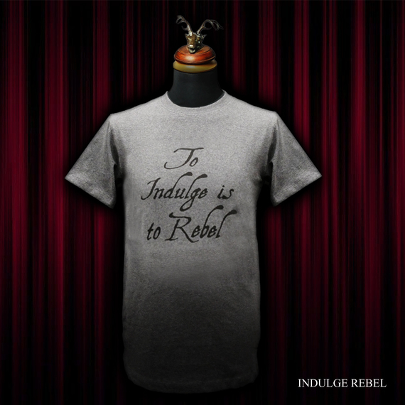 Grey Indulge Rebel 100% Cotton T-shirt