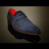 Soprano K630 D'ELEGANCE Navy Suede Saddle slip on