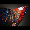 Sylvian K178 'Hallucinogenic' Embroidered Lace up Shoe