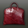 The 'PETER O'TOOLE' Suit Carrier - Burgundy Croc