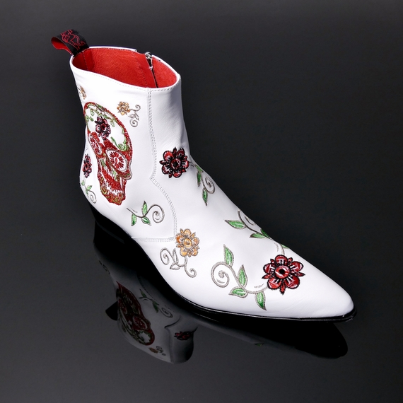 Adamant K717 'CALAVERA' Sugar Skull Boot