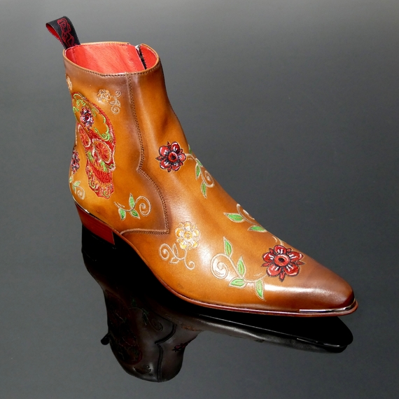 Adamant K717 'CALAVERA' Sugar Skull Boot