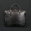 The 'Bourdain' Travel Case - Black Croc