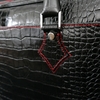 The 'Bourdain' Travel Case - Black Croc