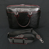 The 'Bourdain' Travel Case - Black Croc