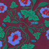 Mutant Ivy Scarf and Pocket Square Set - Plum