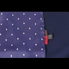 The Jewel - Navy/White Diamond Silk Wool backed scarf