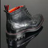 Hannibal Rising - Classic Brogue Derby Boot with Rubber Sole
