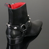 Carlito 'WILD SIDE' Skull charm harness zip boot
