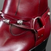 Carlito 'WILD SIDE' Skull charm harness zip boot
