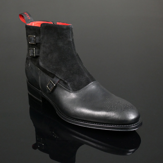 Page 'Magik' Buckle detail zip boot