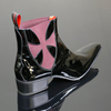 Rochester 'Dragon' Black patent Chelsea boot
