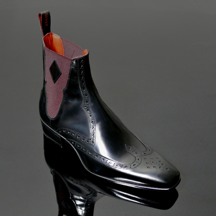 Anderson 'Glam' Wing tip Chelsea boot