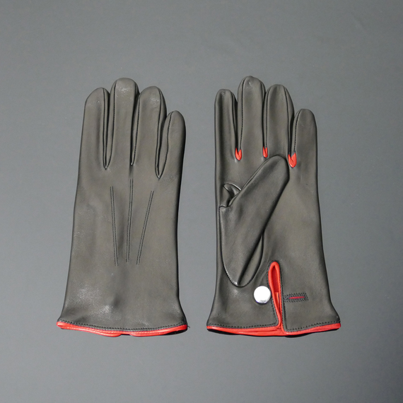 'Caine' Driving Gloves - Black Leather