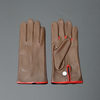 'Caine' Driving Gloves - Conker Brown Leather