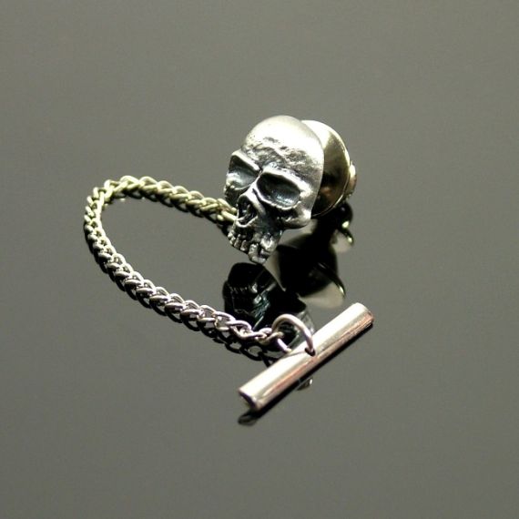 Tie Pin - Vampire Skull